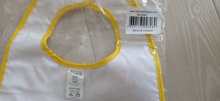 Bavoir plastifié jungle La Chaise Longue - photo numéro 2