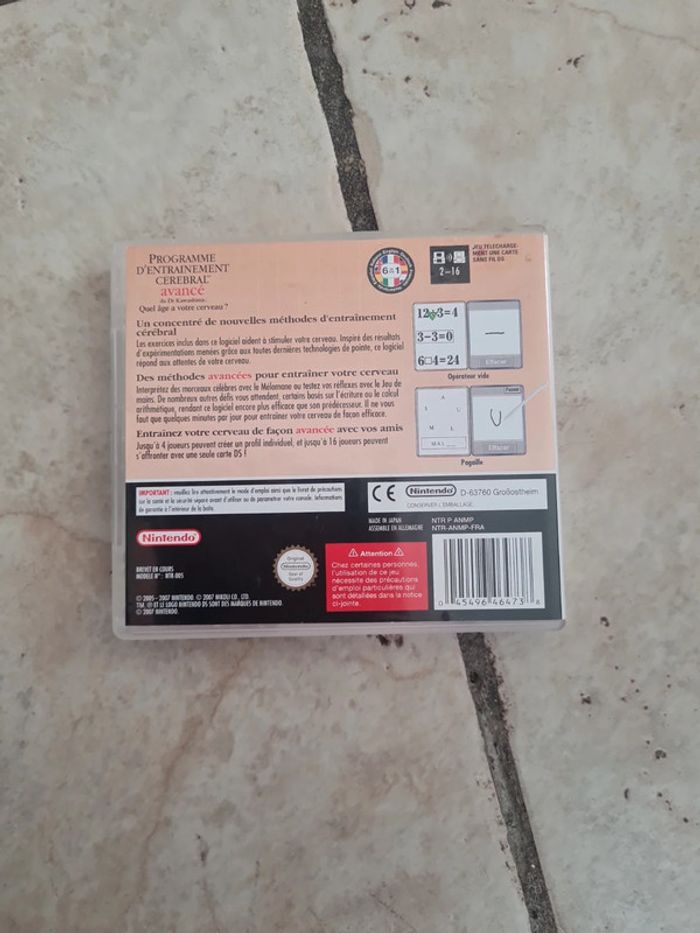Jeu Nintendo DS programme d'entraînement cerebral - photo numéro 2