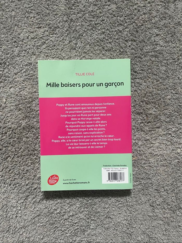Livre romance /1000 baisers pour un garçons - photo numéro 3