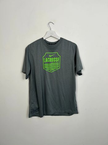T-shirt Nike Dri-FIT Lacrosse Gris Homme XL | Très Bon État | Performance & Confort | TN82