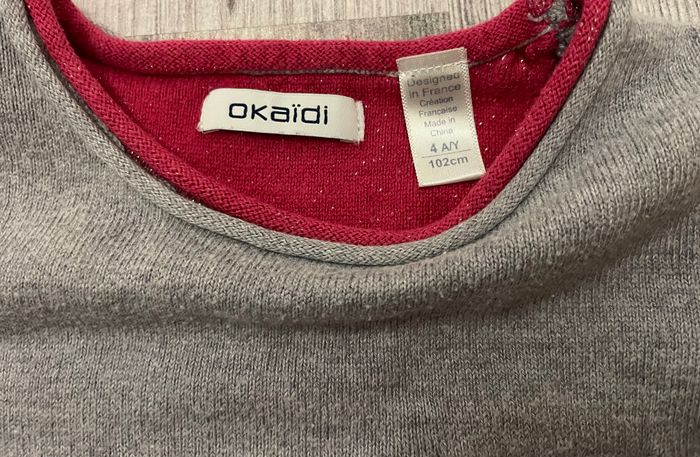 Pull fin 4 ans Okaidi - photo numéro 3