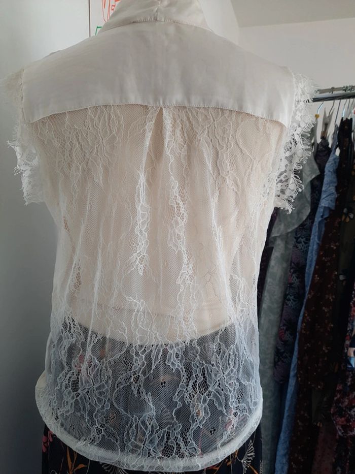 Blouse blanche Le Temps des Cerises 🍒 36 #lora11femme36 - photo numéro 4