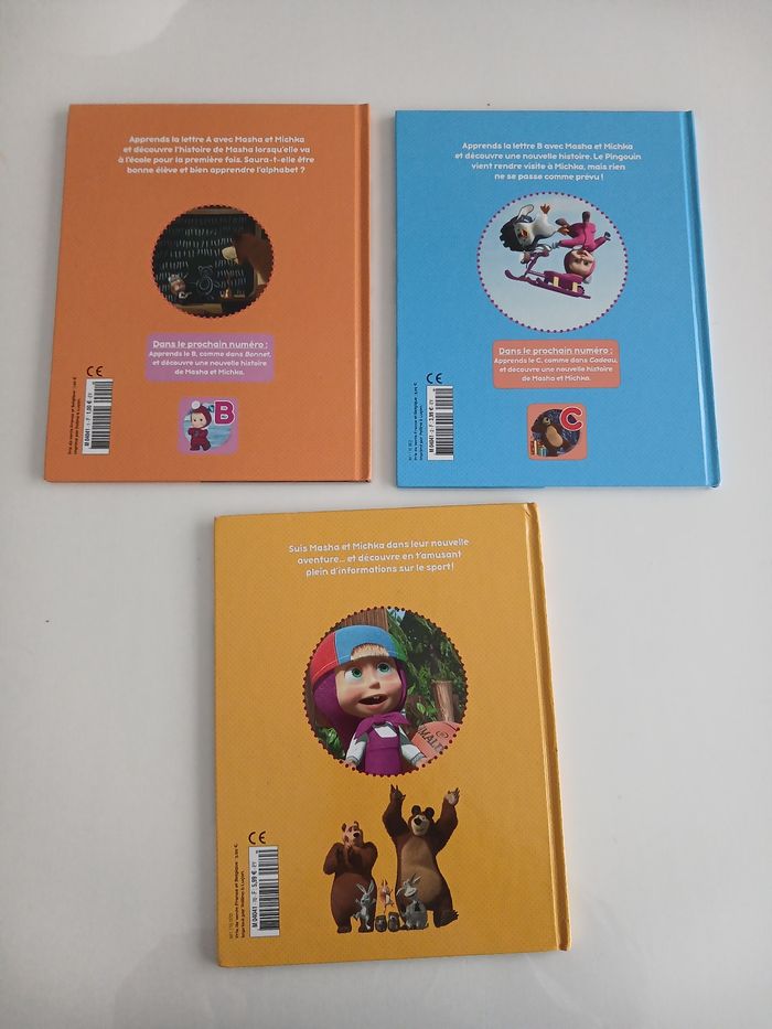 Lot de 3 Livres "L'ABC Masha et Michka" - Hachette - photo numéro 2