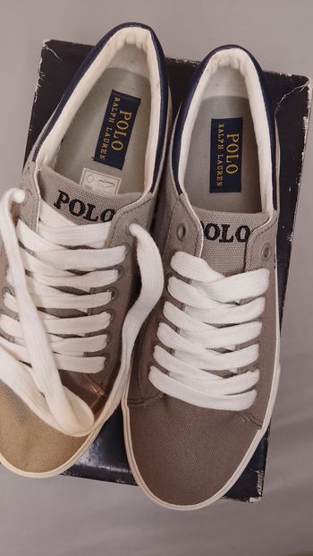 Baskets Polo Ralph Lauren - Toile grise -Taille 38