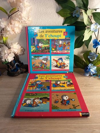 Lot de 2 livres - Les aventures de T'choupi - Tome 5 & 6