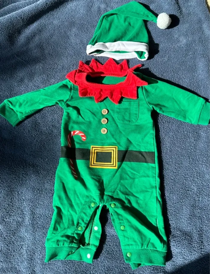 Tenue lutin avec bonnet