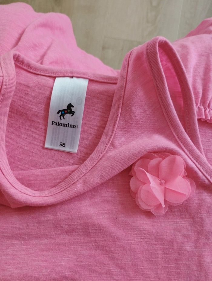 Robe sans manches fille rose vif taille 3 ans 98 C&A - photo numéro 2