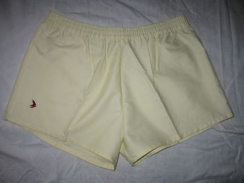 Short De Sport Polyester 44 Blanc