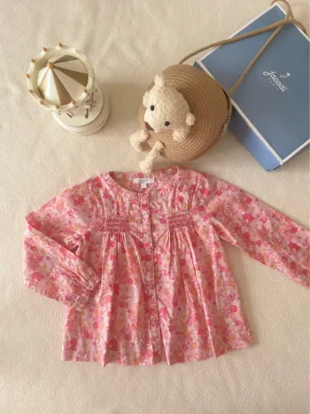 🌸 Blouse Jacadi en Liberty – Taille 2 ans 🌸