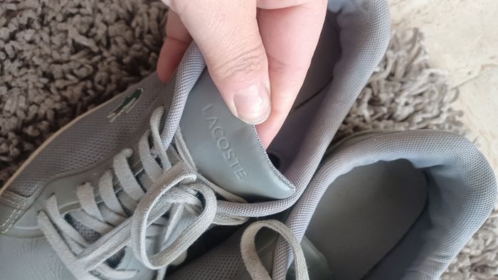 Chaussure lacoste homme 43 très bon état grise - photo numéro 7