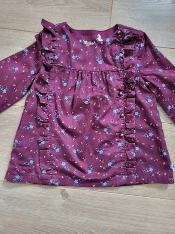 Blouse fleurie sergent major