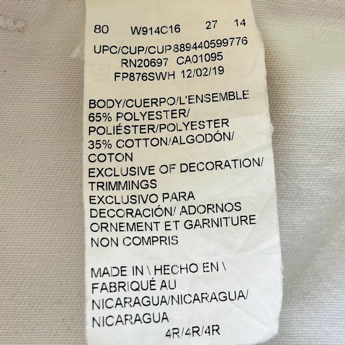 Pantalon blanc Dickies pour homme, taille W 26 (36 taille française) - photo numéro 6