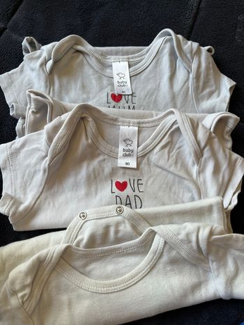 Body bébé manche courte 