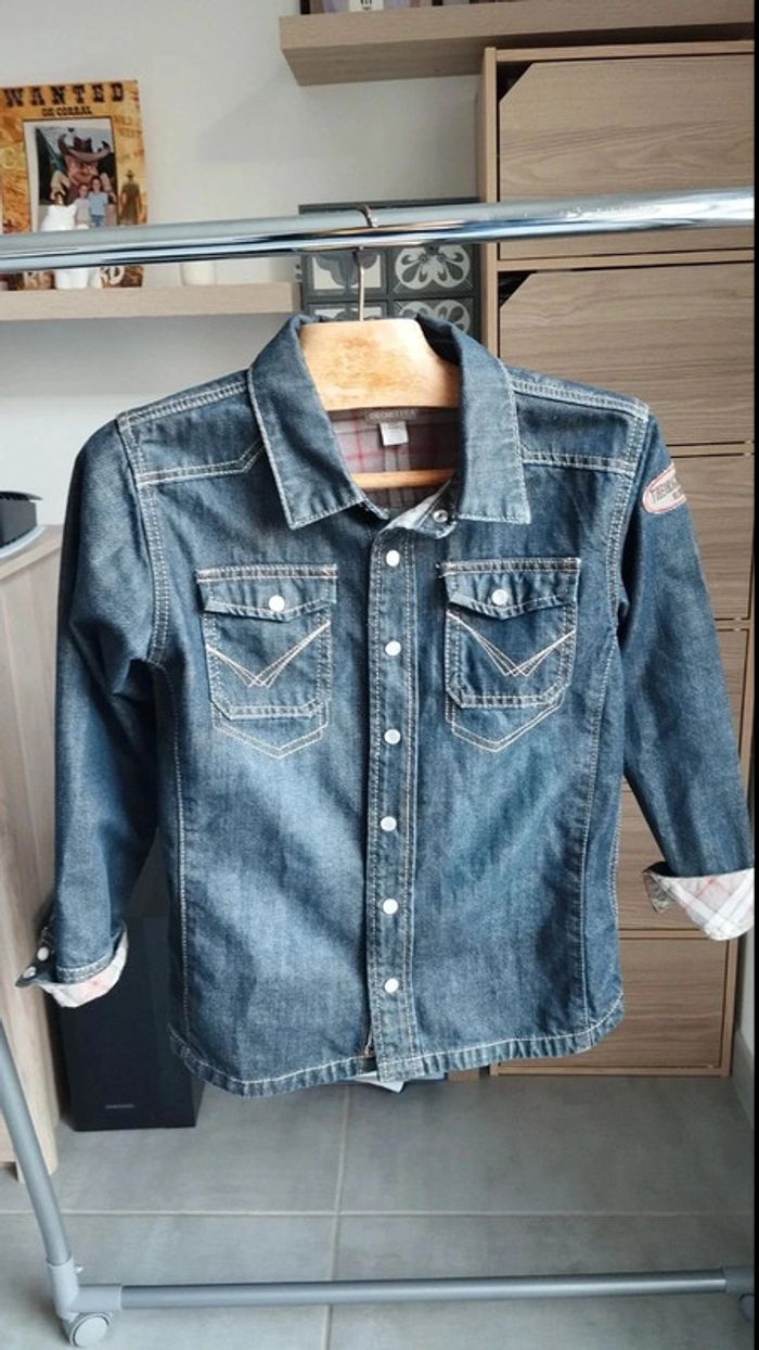Veste en jeans taille 10 ans orchestra