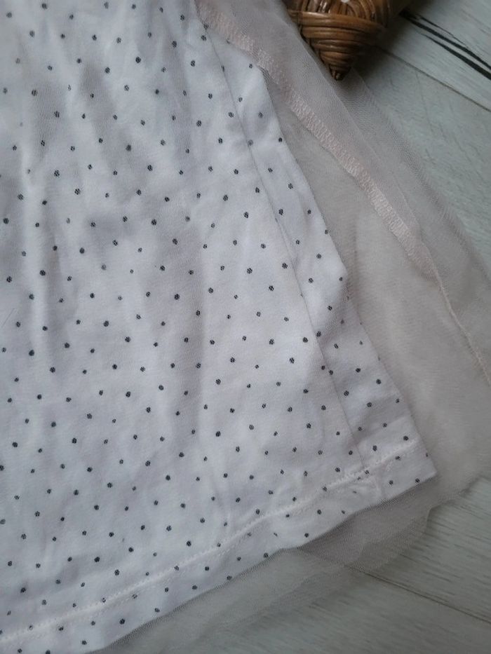 Tee shirt blouse zara 3ans neuve à pois - photo numéro 2