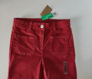 Pantalon framboise velours