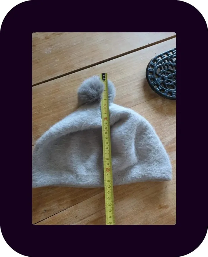 Joli bonnet angora Galerie Lafayette - photo numéro 5