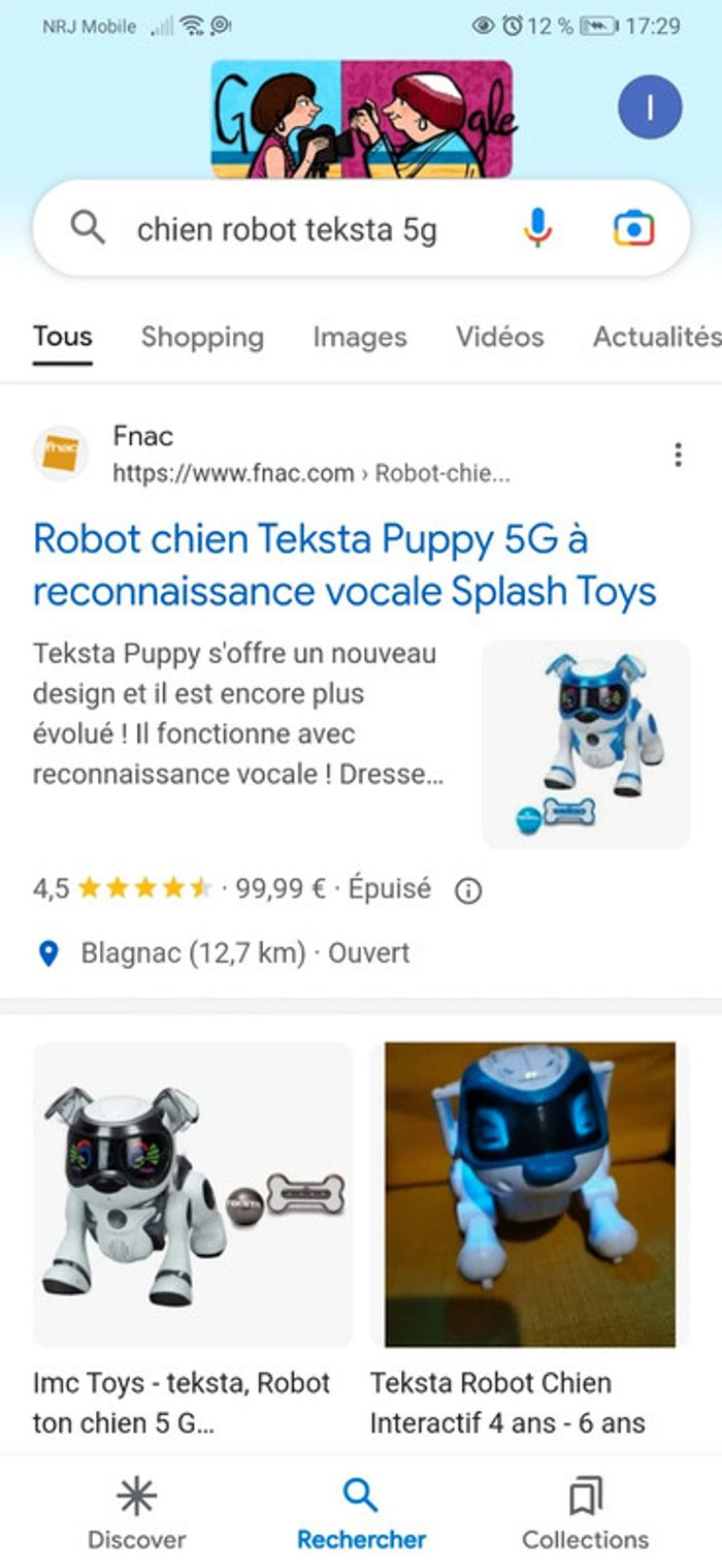 Teksta chiot robotique - photo numéro 2