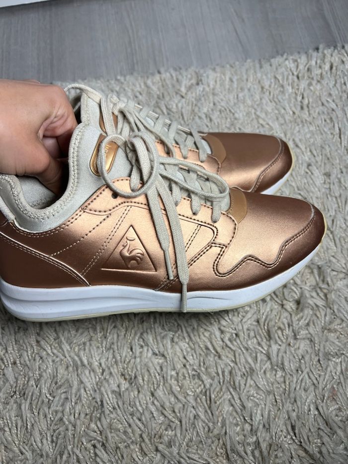 Baskets rose gold Le coq Sportif
