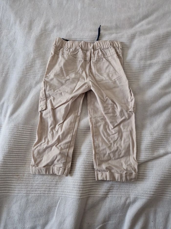 Pantalon chino beige garçon - photo numéro 3