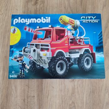 Playmobil 9466 4x4 de Pompier avec Lance-Eau - City Action
