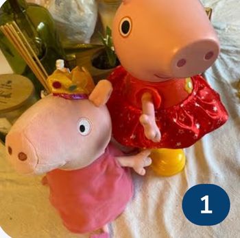 Peppa pig chante sous la pluie et peluche 