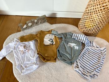 Lot de bodies manches longues 1 mois