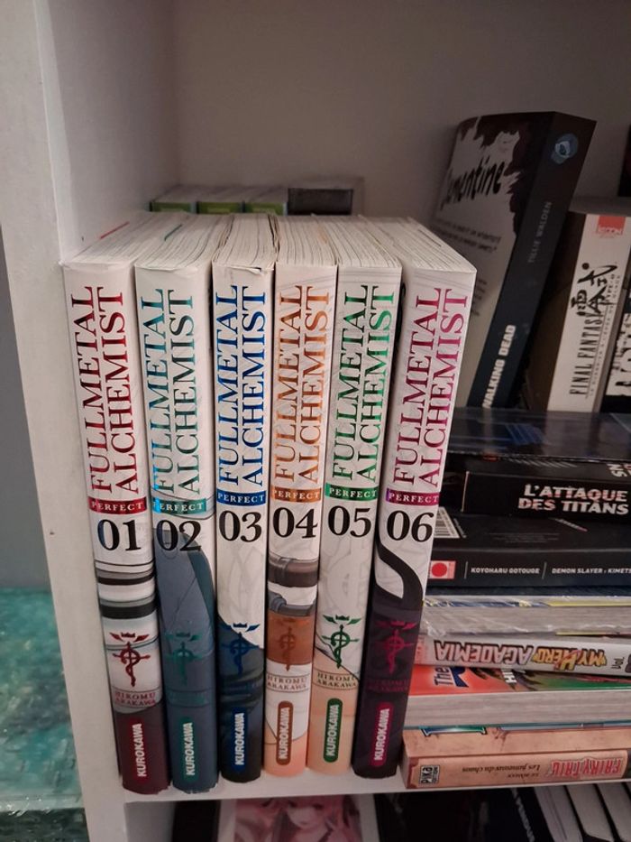 Manga Fullmetal Alchemist perfect édition tome 1 à 6