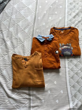 Lot hauts garçons 10 ans