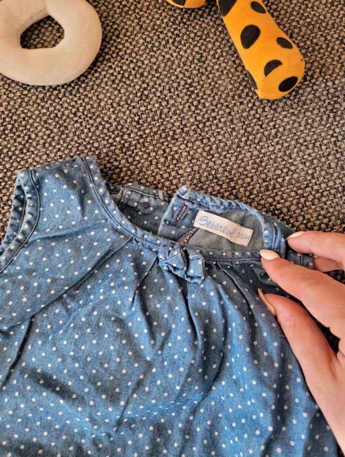Robe d'été en jean 36 mois - photo numéro 2