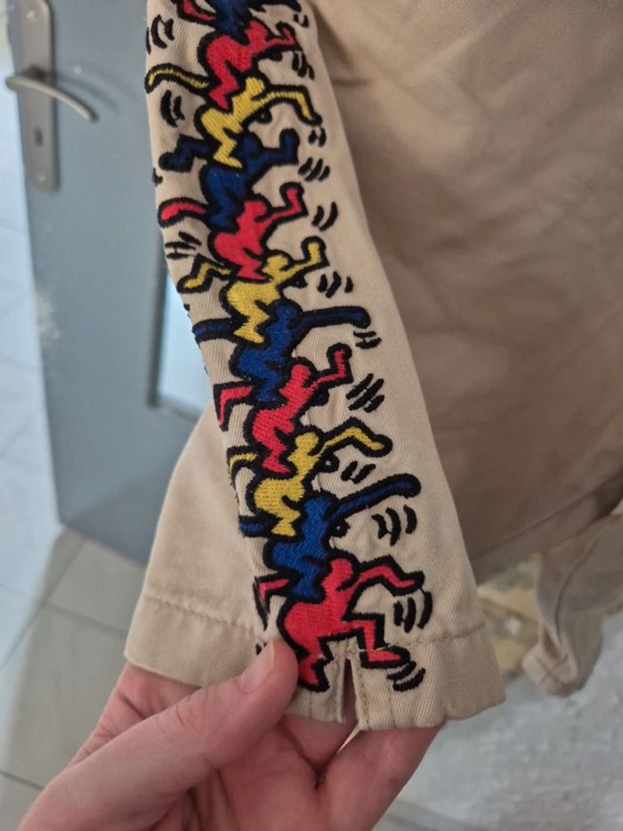 Ensemble original Tee-shirt et short Keith Haring taille S - photo numéro 4