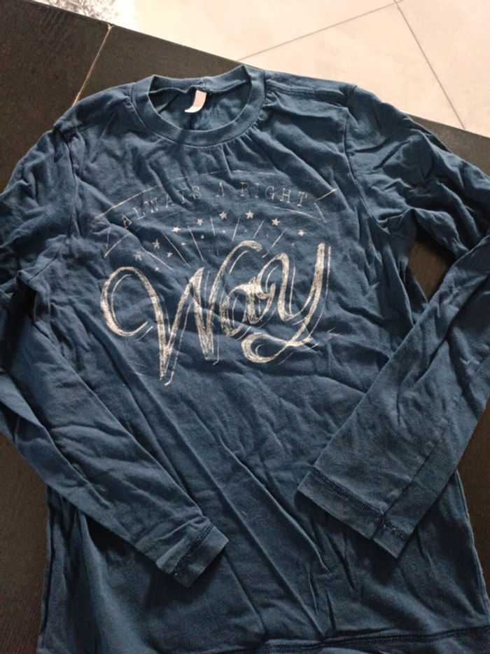 Tee shirt manches longues 10/11 ans