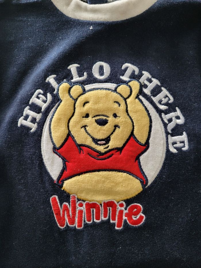 Pyjama velours winnie 12 mois - photo numéro 2