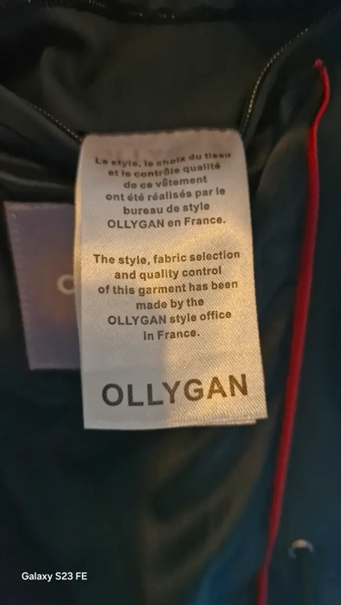 Veste parka mi saison multipoches marinehomme neuve jamais portée Ollygan - photo numéro 7