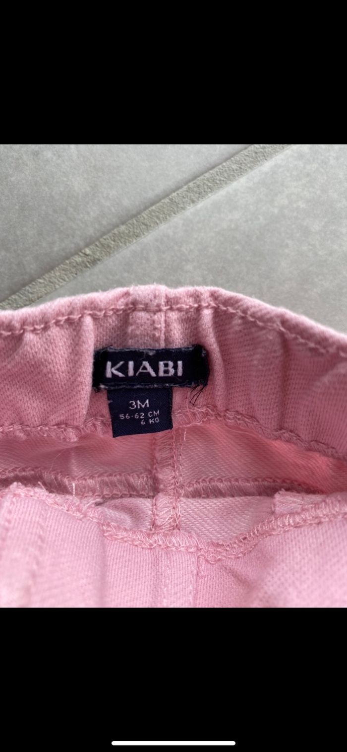 Pantalon Jean rose Taille 3 mois - photo numéro 8