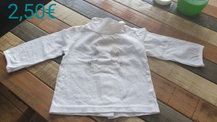 Tee-shirt avec col 6mois