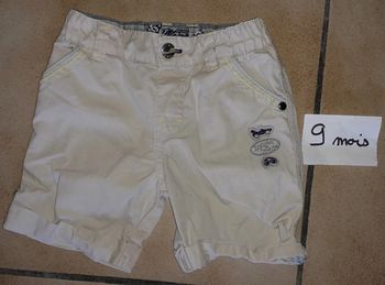 Short 9 mois garçon