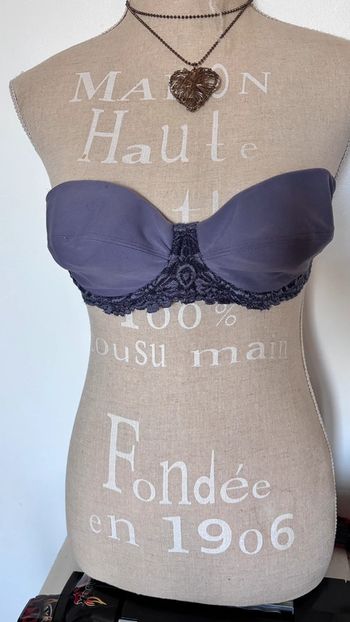 🎀Soutien gorge violet Lila dentelle 95 b #dona