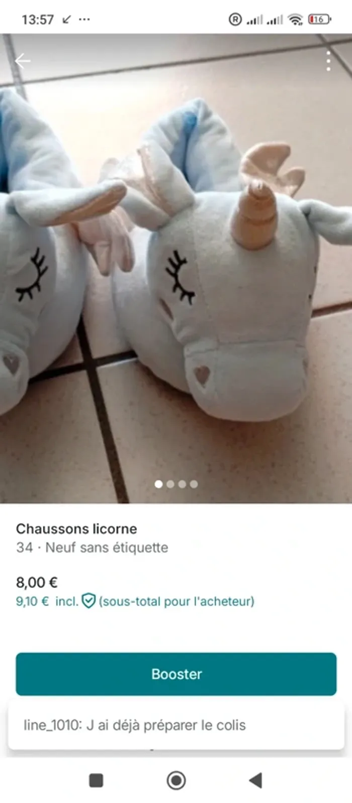 Chaussons 34 - photo numéro 5