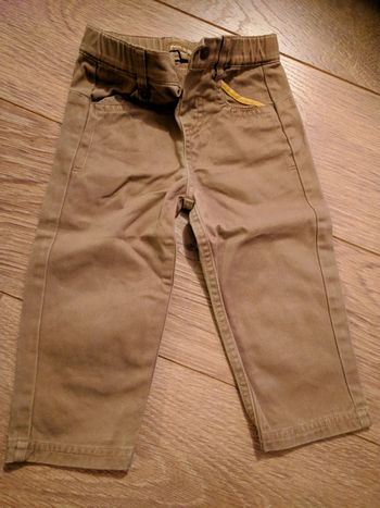 Pantalon Chino moutarde Grain de blé - 18 mois