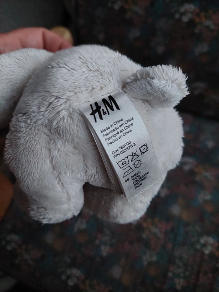 Peluche lapin beige H&M - photo numéro 4