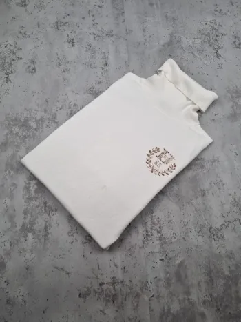 Pull col roulé Tommy Hilfiger blanc, L Femme