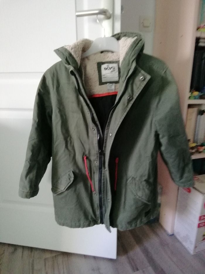 Doudoune garçon verte