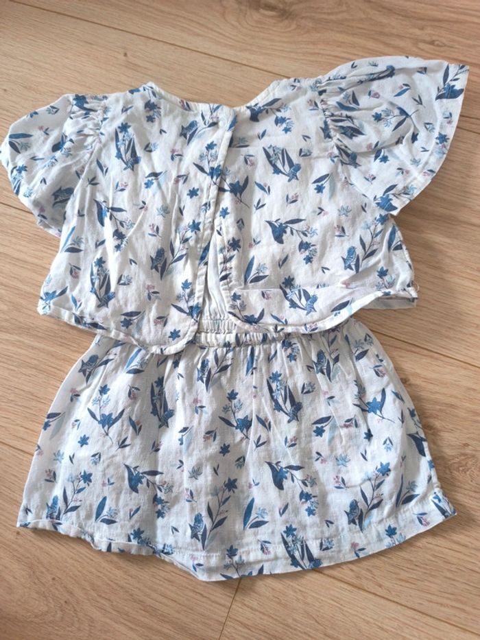 Robe fleurie légère Tape à l'oeil - Taille 12 mois - 74cm - photo numéro 3