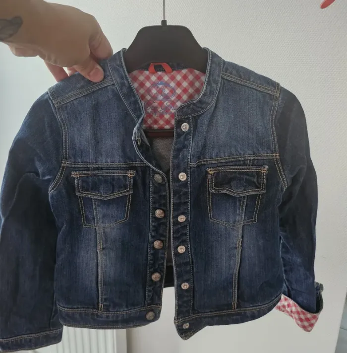 Veste en jean taille 5/6ans - photo numéro 7