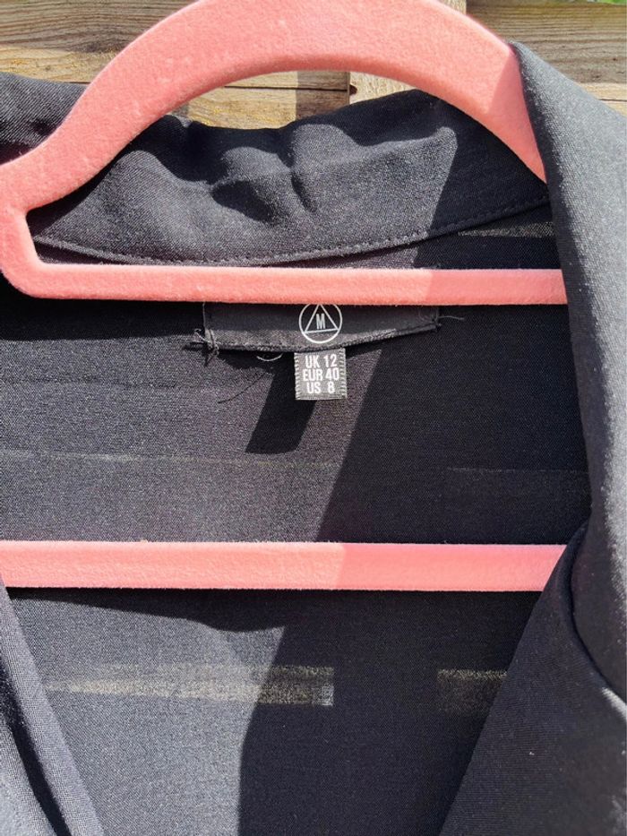 Robe portefeuille noir - Taille 40 - photo numéro 7