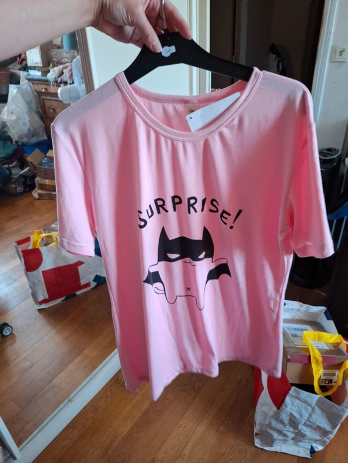 T shirt rose - photo numéro 3