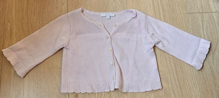 Gilet rose "Jacadi" 6M