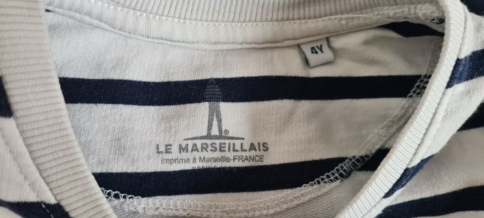 Tee shirt rayé manches longues - 4 ans - Le Marseillais - photo numéro 7