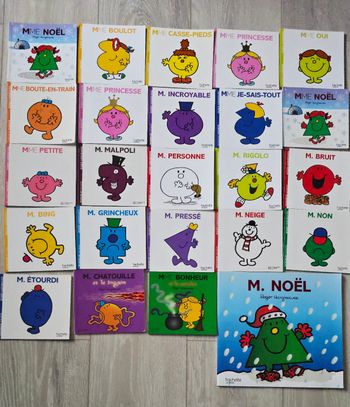 Livres monsieur madame vendus à l'unité